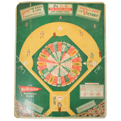 Gameboard, The Major League Baseball Game, 1943