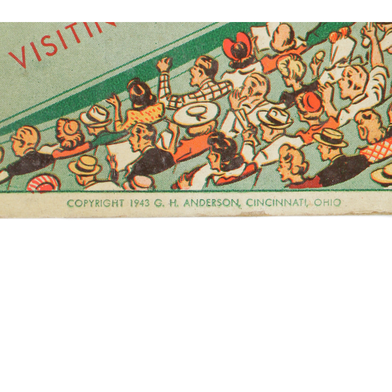 Gameboard, The Major League Baseball Game, 1943