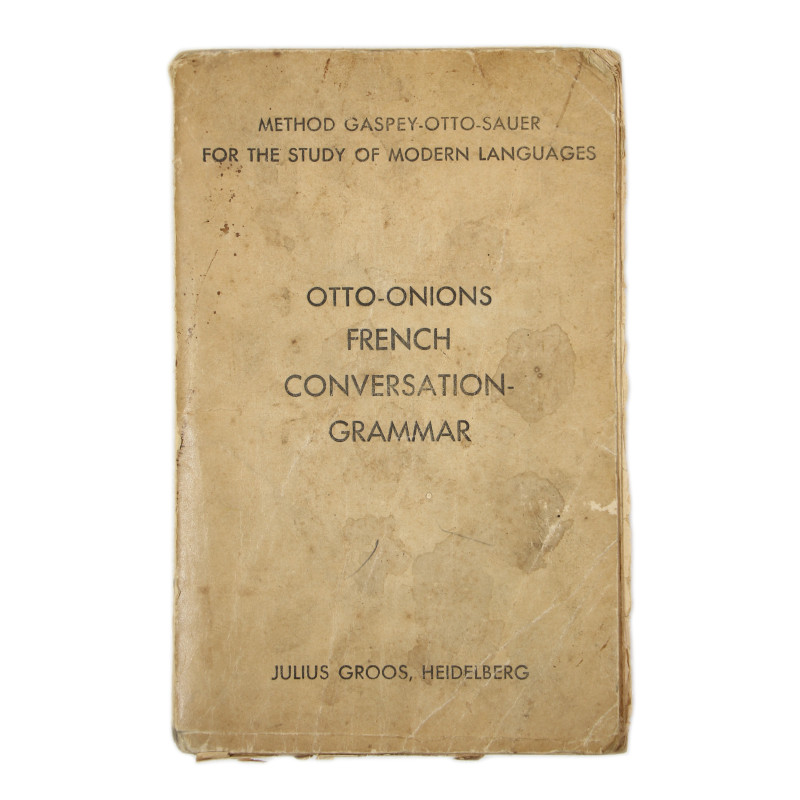 Méthode, French Conversation-Grammar, 1935