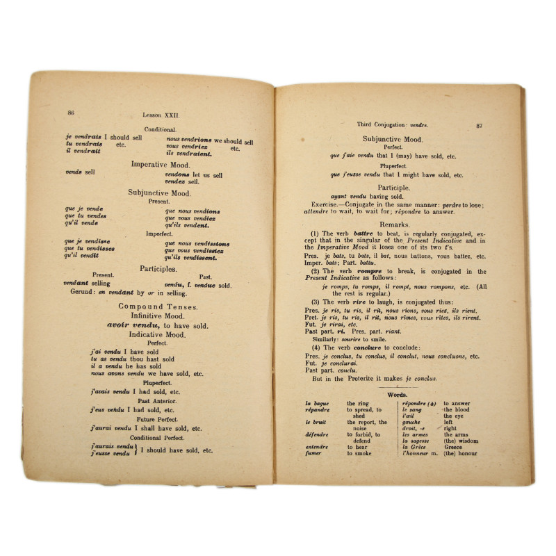 Méthode, French Conversation-Grammar, 1935