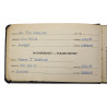 Pilot Log Book, 2nd Lt. Tom Warlick, USAAF, ETO
