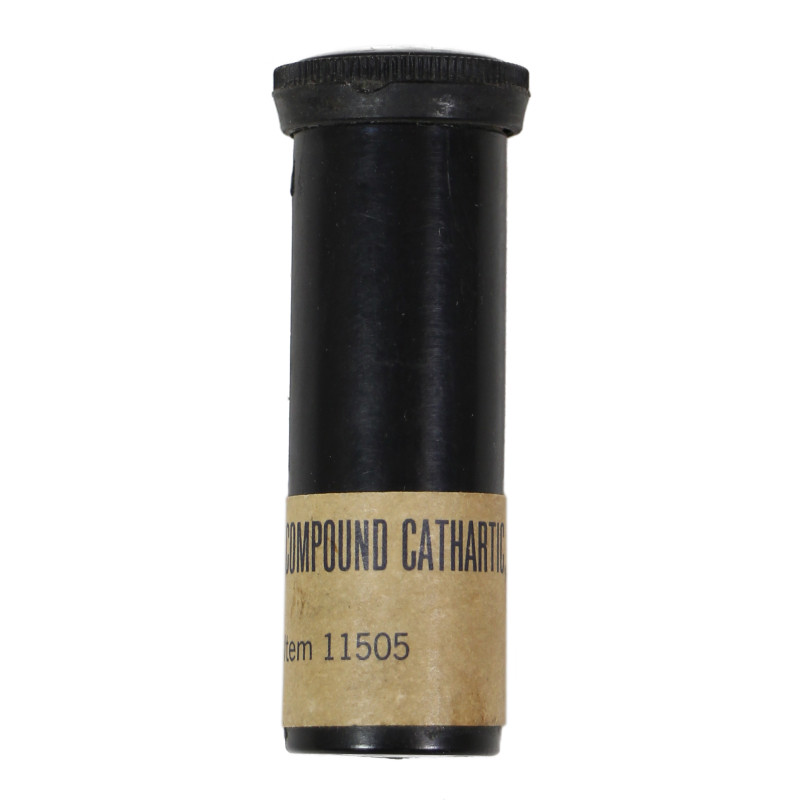 Tube de comprimés, 1/2-oz, Medical Item No. 11505, Compound, Cathartic, plein