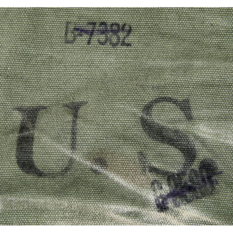 Triangle et pochette à gamelle OD 7, havresac M-1928, 1944