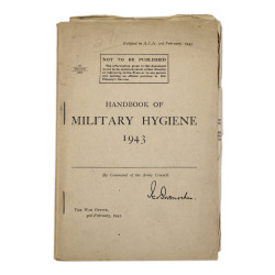 Manual, British, Handbook of Military Hygiene, 1943