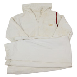 Undress White Service Uniform, US Navy, Fireman, Named
