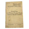 Manual, Technical, TM 9-817, 5- to 6-Ton 4 x 4 Ponton Tractor Truck, 1944