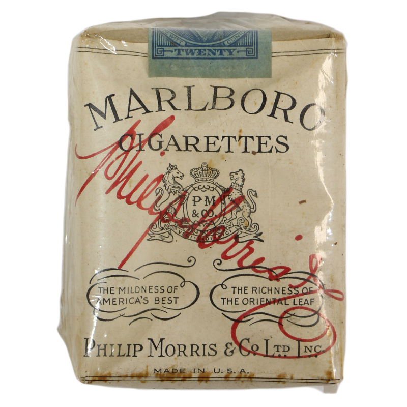Paquet de cigarettes, MARLBORO, 1945, intact