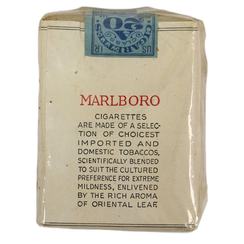 Paquet de cigarettes, MARLBORO, 1945, intact