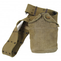Belt, Pistol, M-1936, with Canteen, Reinforced Cover, Named