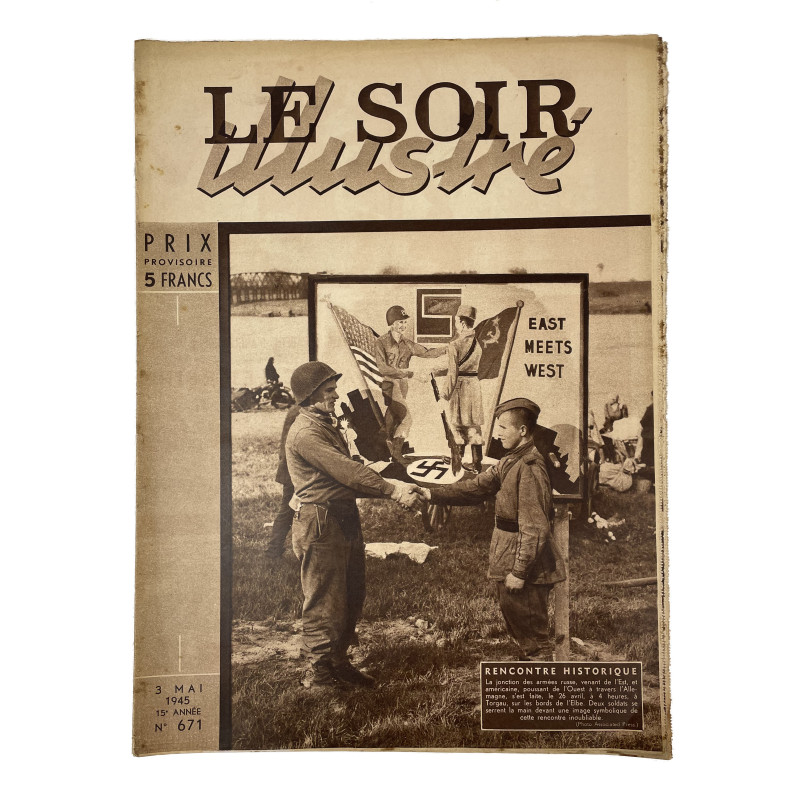Magazine, Belgian, Le Soir illustré, May 3, 1945