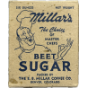 Box, Beet Sugar, THE E.B. MILLAR COFFEE CO., Ration, Full