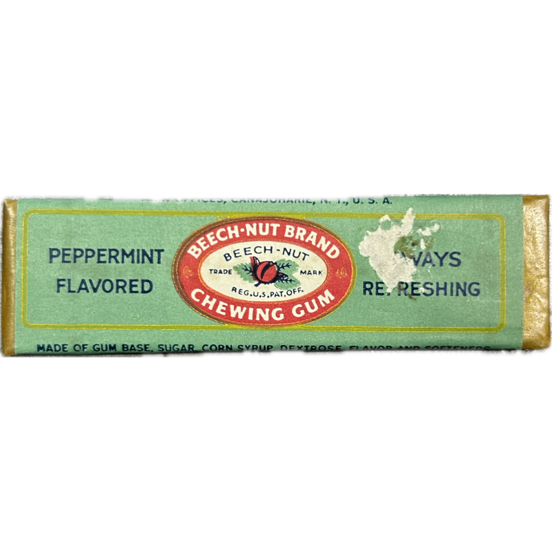 Tablette de chewing-gum, goût menthe, BEECH-NUT