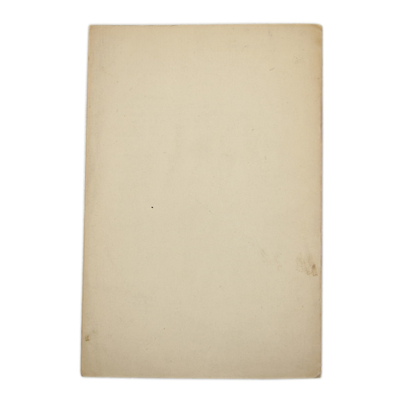 Livret britannique, Notes for Medical Officers, 1944