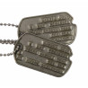 Dog Tags, Pfc. Paul Liezak, 895th AAA (AW) Bn., MTO & ETO