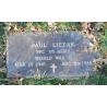 Plaques d'identité, Dog Tags, Pfc. Paul Liezak, 895th AAA (AW) Bn., MTO & ETO