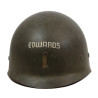 Liner, Helmet, M1, SEAMAN PAPER CO., Green A Washers, 2nd Lieutenant, Named