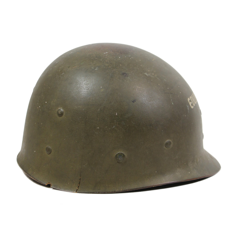 Liner, Helmet, M1, SEAMAN PAPER CO., Green A Washers, 2nd Lieutenant, Named