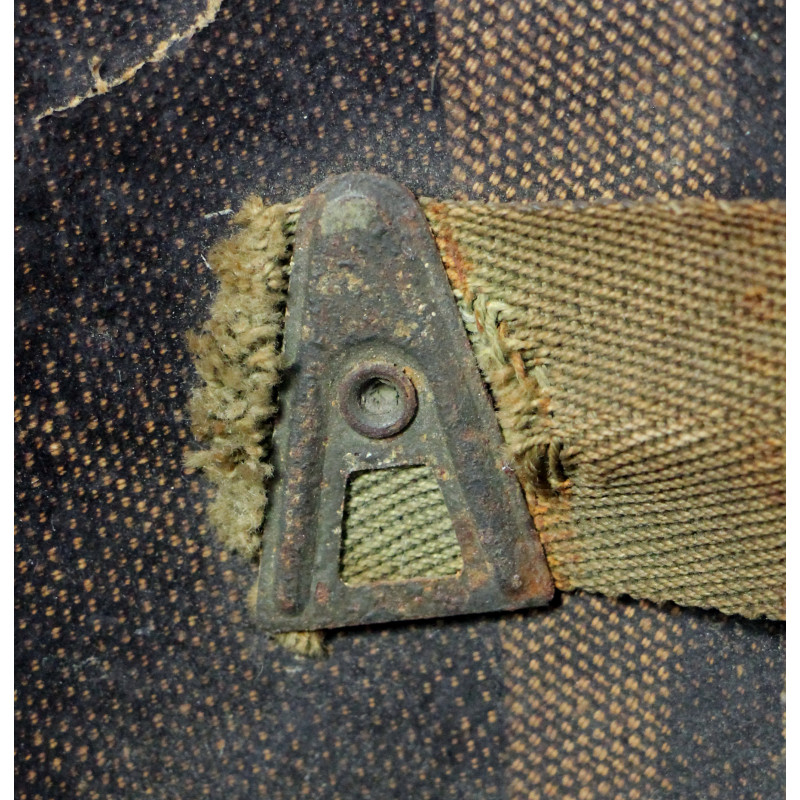 Sous-casque M1 (liner), SEAMAN PAPER CO., A washers verts, 2nd Lieutenant, nominatif