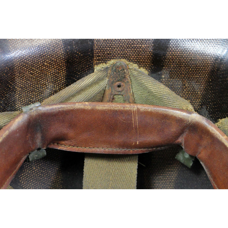 Sous-casque M1 (liner), SEAMAN PAPER CO., A washers verts, 2nd Lieutenant, nominatif