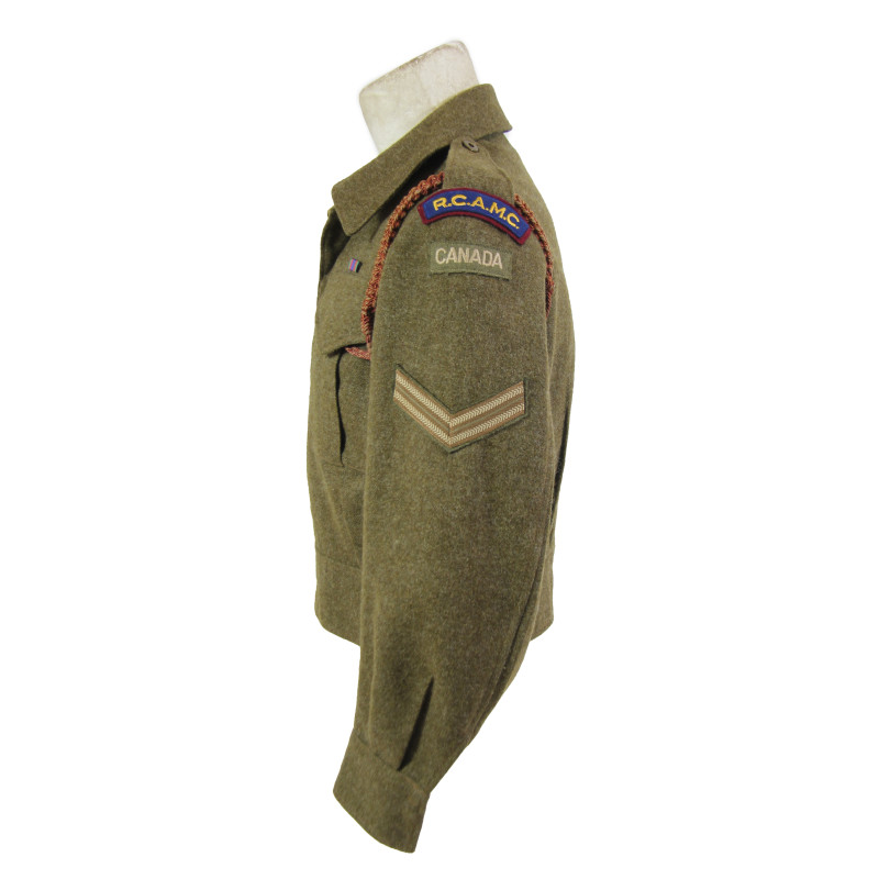 Blouse, Battledress, 1939 Pattern, Canadian, Corporal, RCAMC, Size 3, 1943
