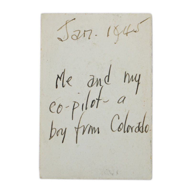 Lot de photographies, 2nd Lt. Idellus Dye, pilote de planeur, USAAF, MTO & ETO