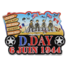 Magnet D-Day 6 Juin 1944, soldats résine