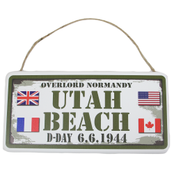 Plaque à suspendre, Utah Beach
