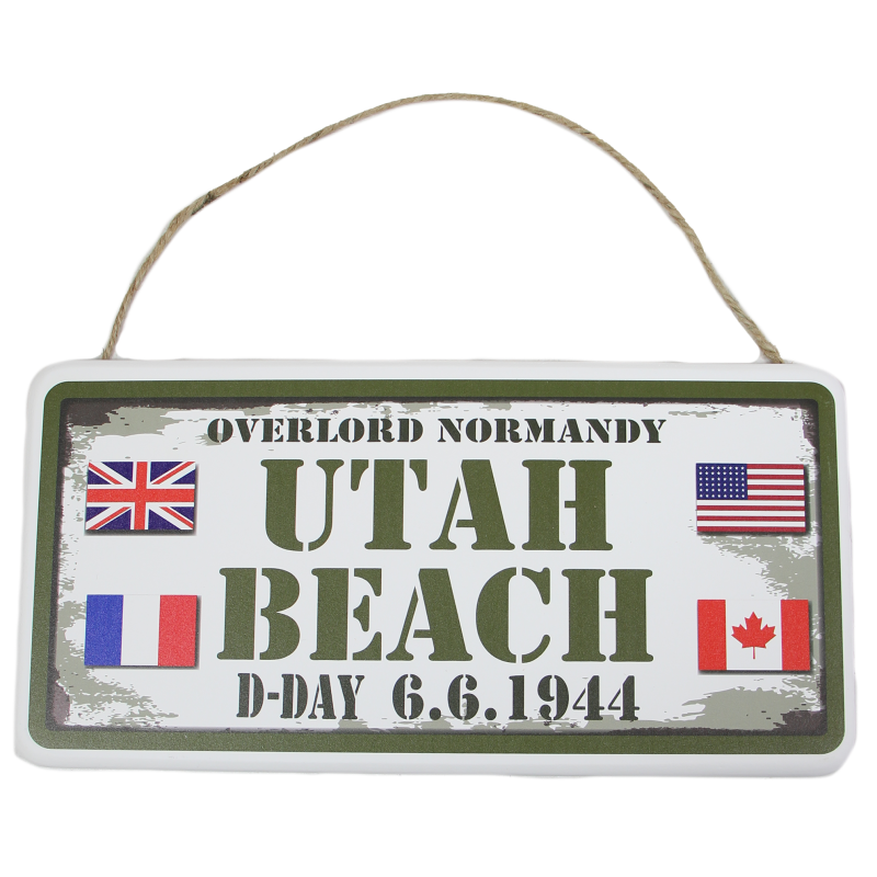 Plaque à suspendre, Utah Beach
