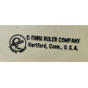 Protractor, C-THRU RULER COMPANY