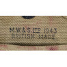 Pochette à pansement M-1924, British-Made, M.W.& S. Ltd. 1943, avec pansement Carlisle