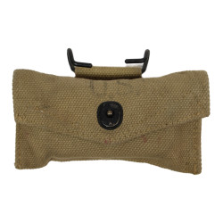 Pochette à pansement M-1924, British-Made, M.W.& S. Ltd. 1943, avec pansement Carlisle
