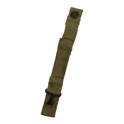 Demi-jugulaire en toile, casque M1C, parachutiste