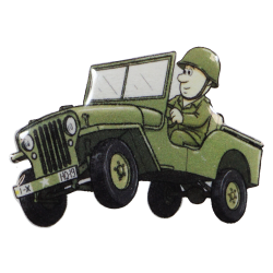 Pin's, Jeep