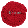Broche Coquelicot, au crochet