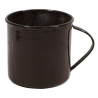 Mug, Enamel, Brown, British