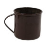 Mug, Enamel, Brown, British