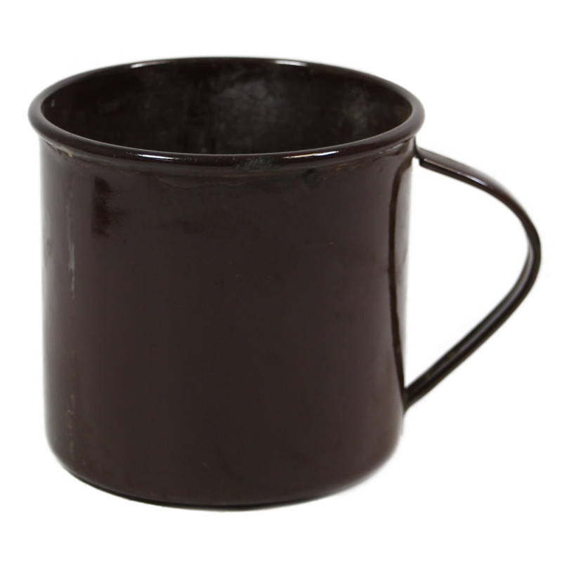 Mug, Enamel, Brown, British