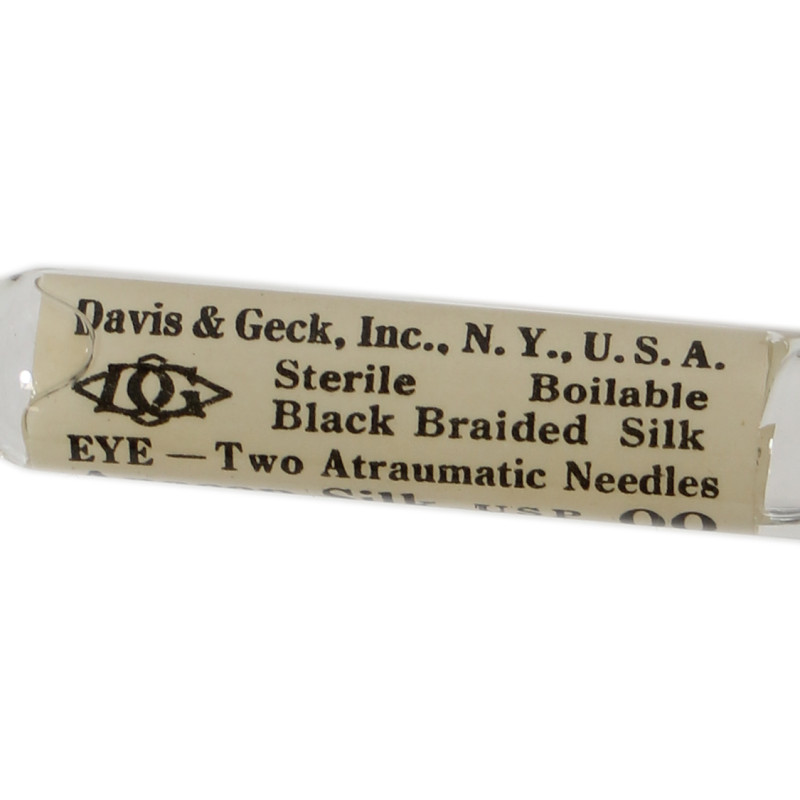 Kit de suture ophtalmique, Anacap Silk USP 00, Davis & Geck, Inc., intact