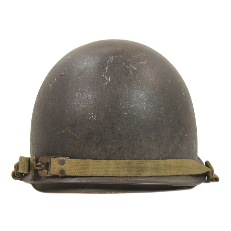 Casque M1, pattes mobiles, liner Westinghouse, Captain, nominatif