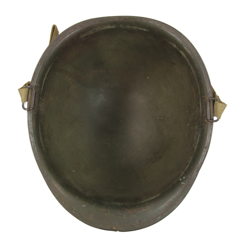 Casque M1, pattes mobiles, liner Westinghouse, Captain, nominatif