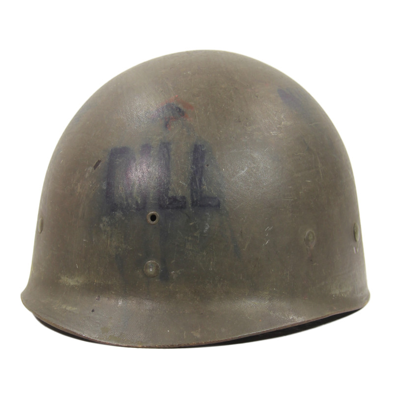 Casque M1, pattes mobiles, liner Westinghouse, Captain, nominatif