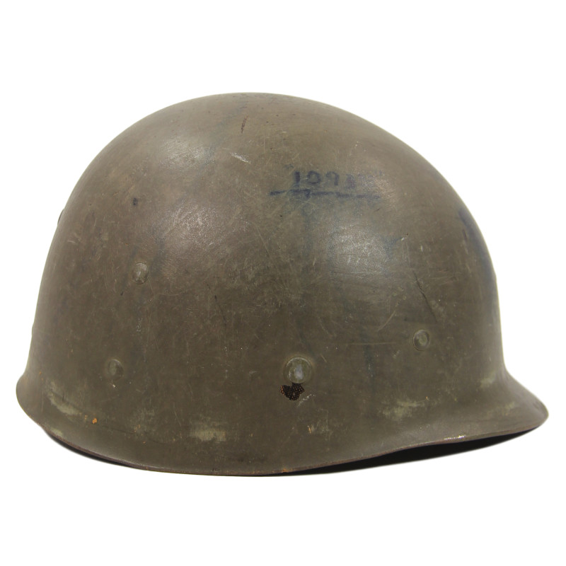 Casque M1, pattes mobiles, liner Westinghouse, Captain, nominatif