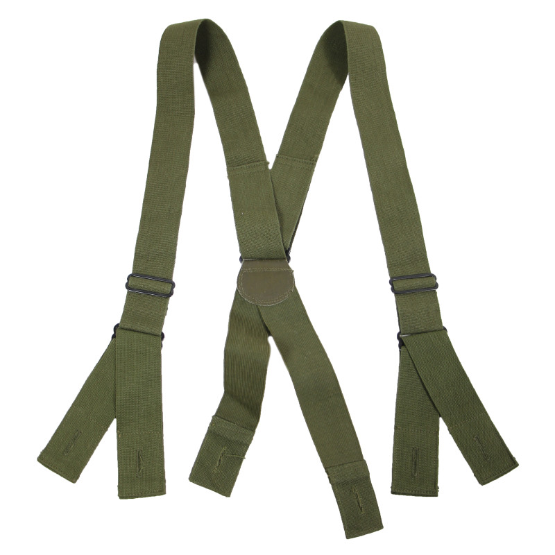 Suspenders, Trousers, Parachutist, M-1942, OD 7