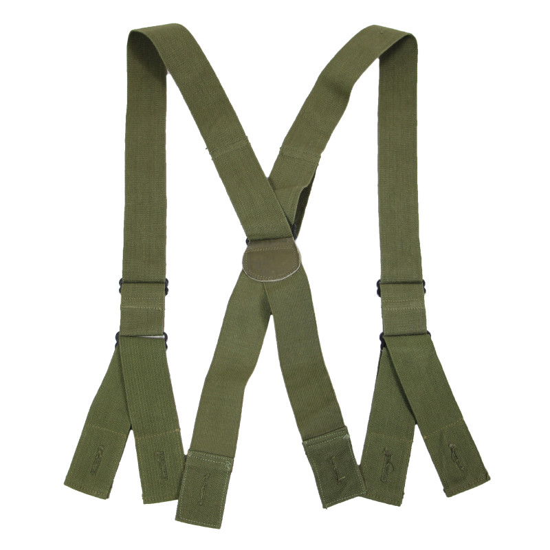 Suspenders, Trousers, Parachutist, M-1942, OD 7