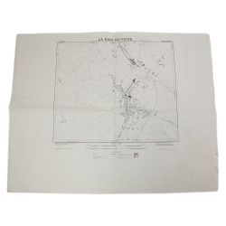 Plan, La-Haye-du-Puits, Normandy, April 1944