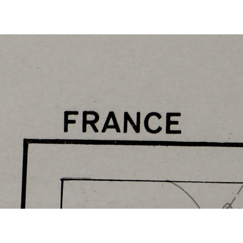 Plan de La Haye-du-Puits, Normandie, Avril 1944