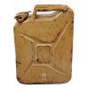 Jerrycan à eau, 20 litres, Wehrmacht, 1942, Sable, Normandie