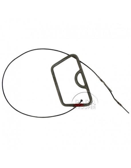 Handle, seat parachute, USAAF