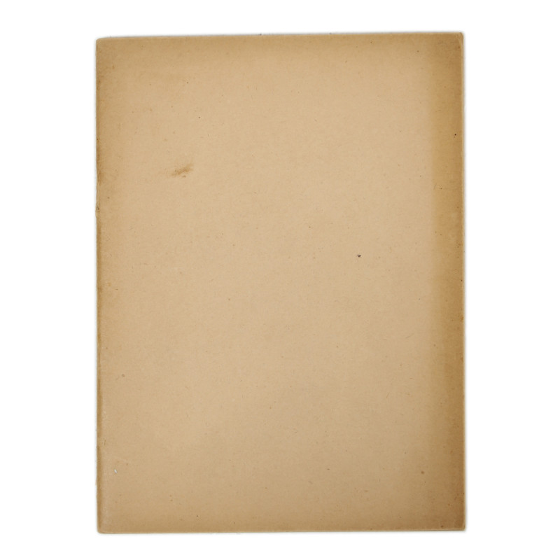 Booklet, German army identification guide