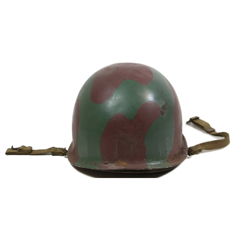 Casque M1, liner MSA, camouflé